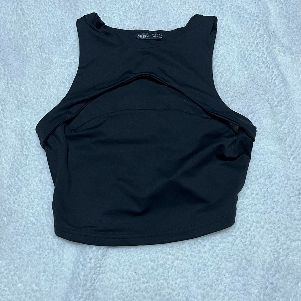Shein Open Crop Top